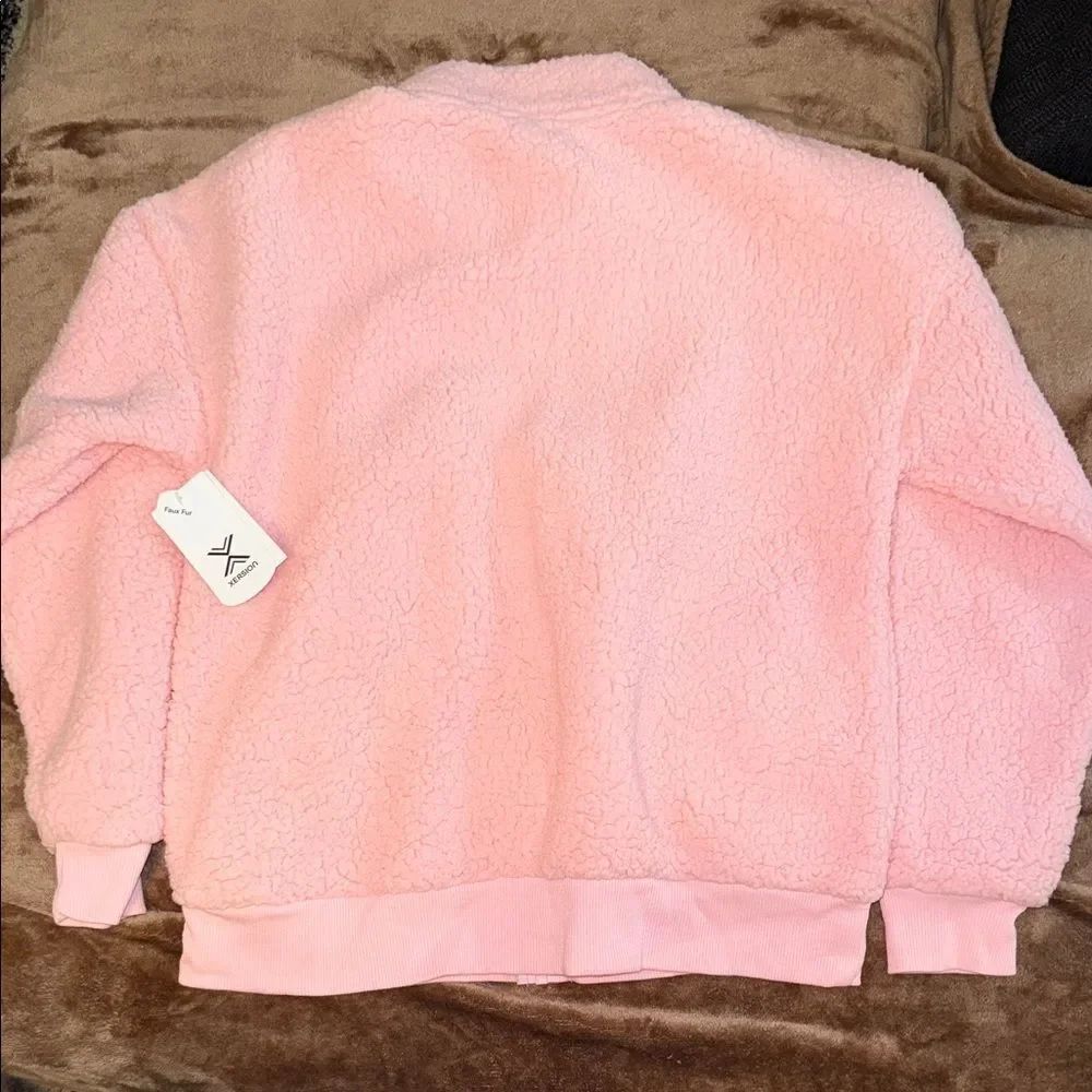 Xersion Pink Teddy Jacket - Picture 7 of 7
